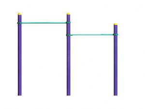 點(diǎn)擊查看詳細(xì)信息<br>標(biāo)題：二聯(lián)單杠 HL-035 閱讀次數(shù)：7725