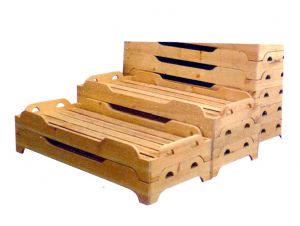 點擊查看詳細信息<br>標題：木制重疊床HL-7015 閱讀次數：7172